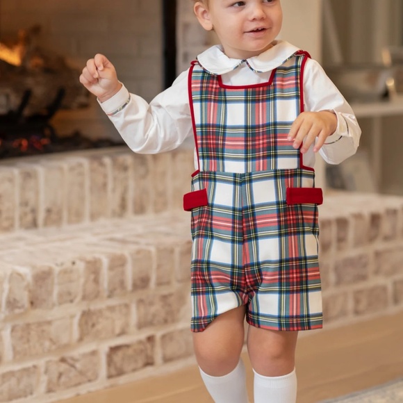 Henry Duvall James Henry Jon Jon and Peter Pan Shirt in Townsend Tartan, NWOT - Picture 6 of 15